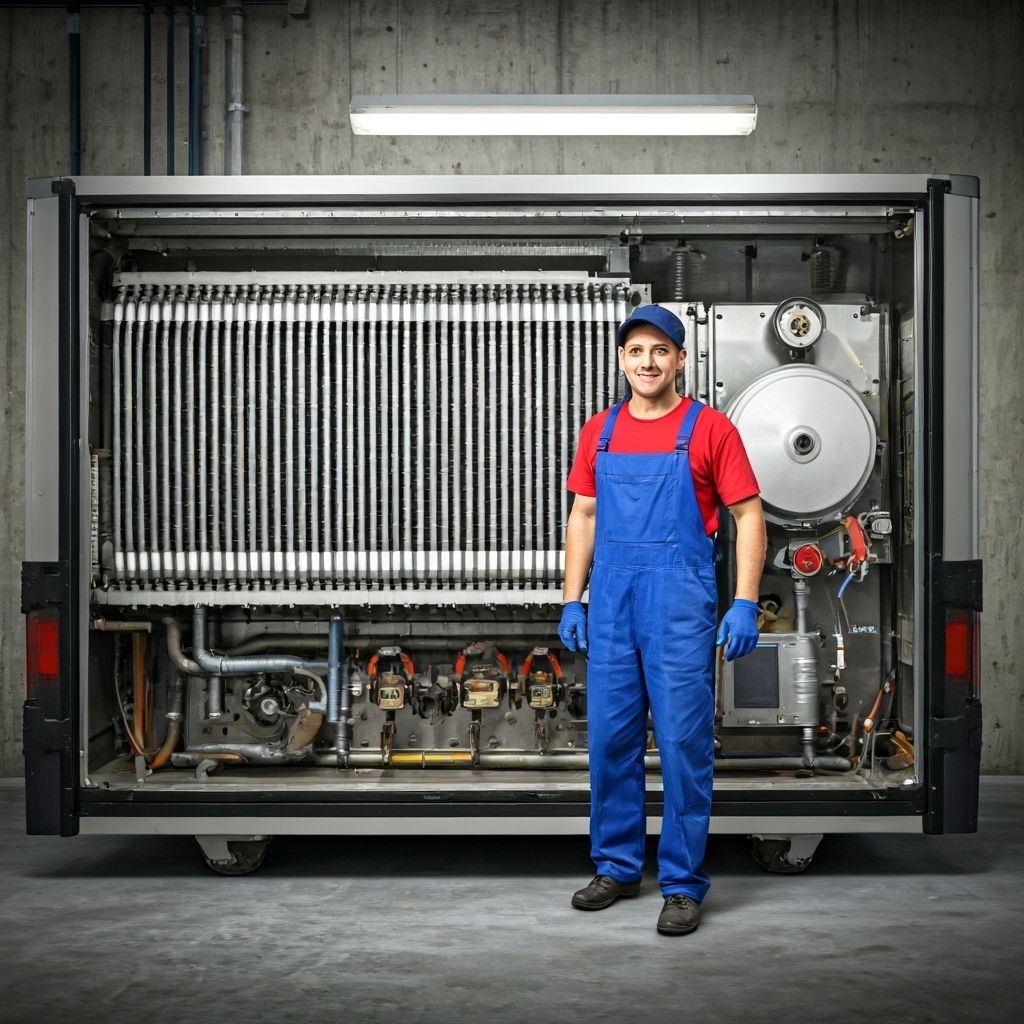 ServeMyHome professional power flushing service van