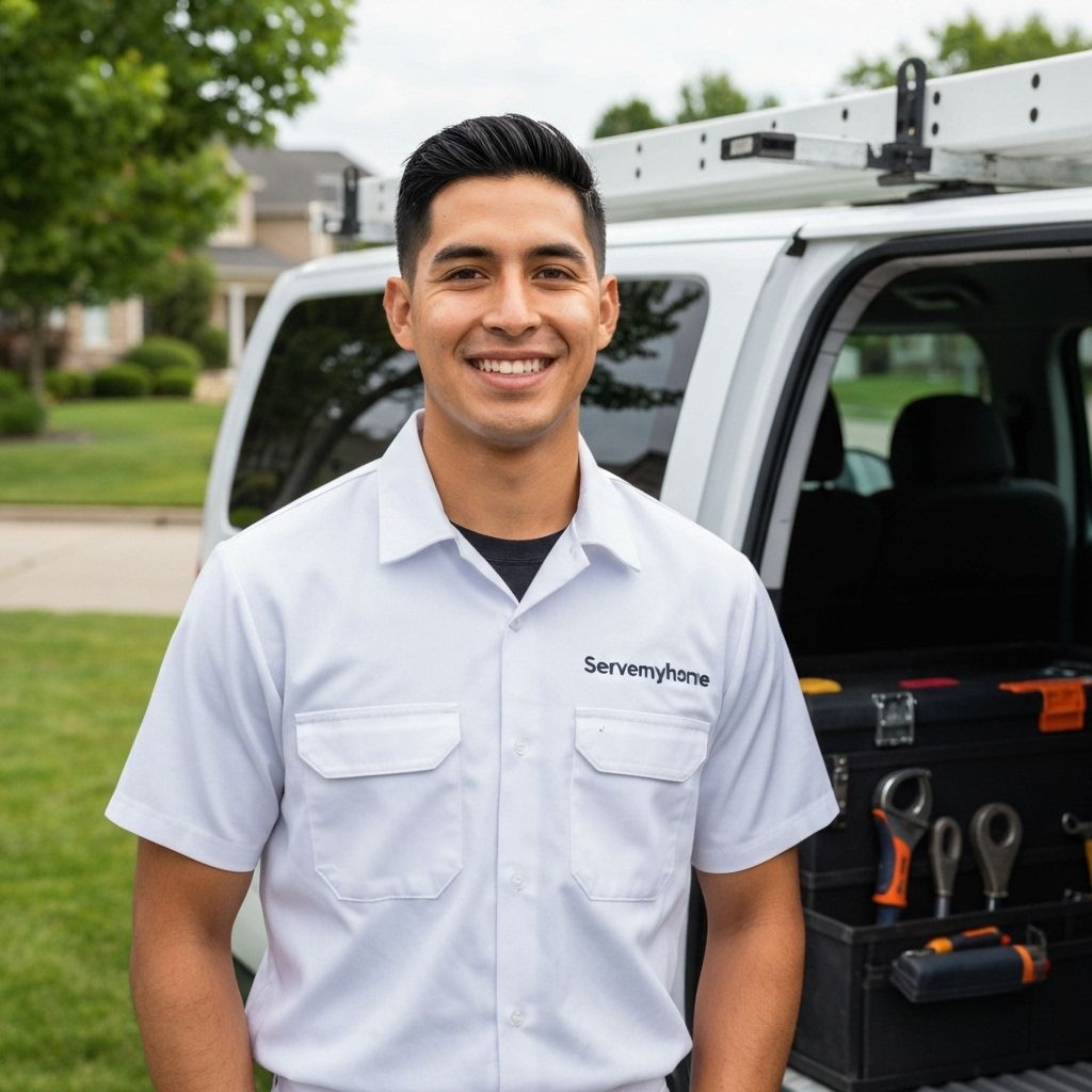 ServeMyHome professional power flushing service van
